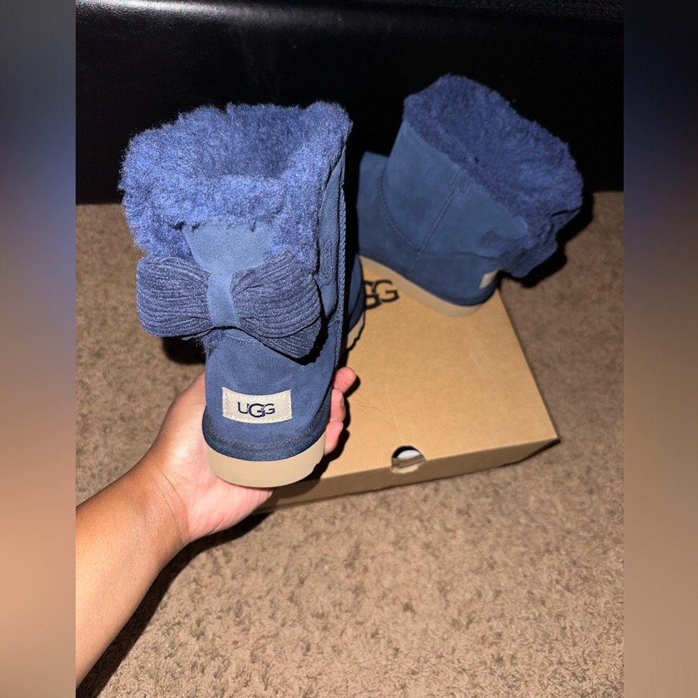 Ugg mini Bailey corduroy bow